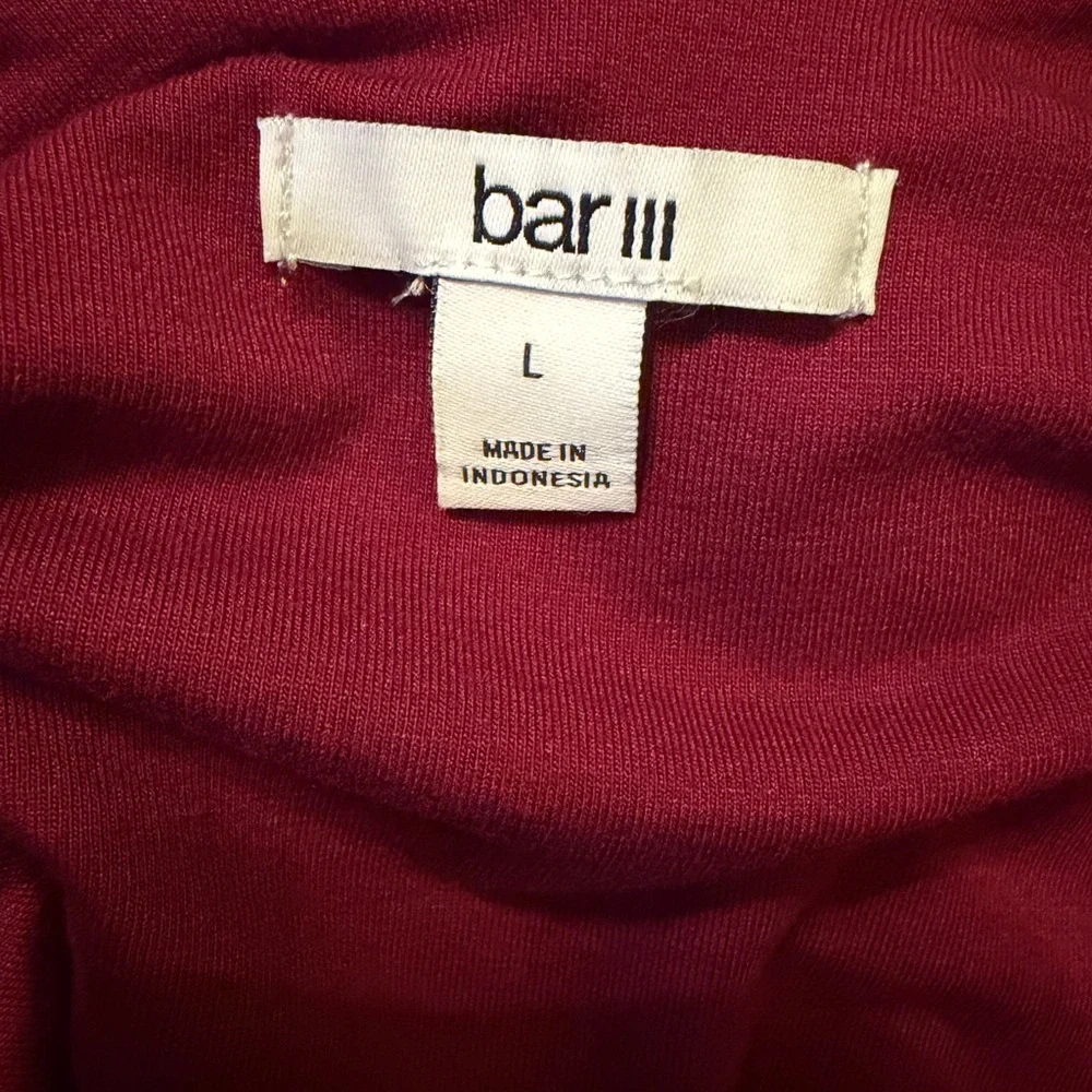 Bar III Burgundy Sleeveless Dress - Picture 10 of 11